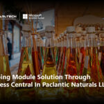 Shipping Module Solution through Business Central in Paclantic Naturals LLC